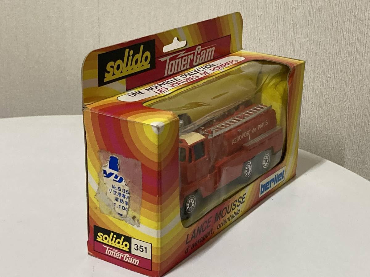 Amazon | ミニカー フランス ソリド（solido） LANCE MOUSSE 消防車
